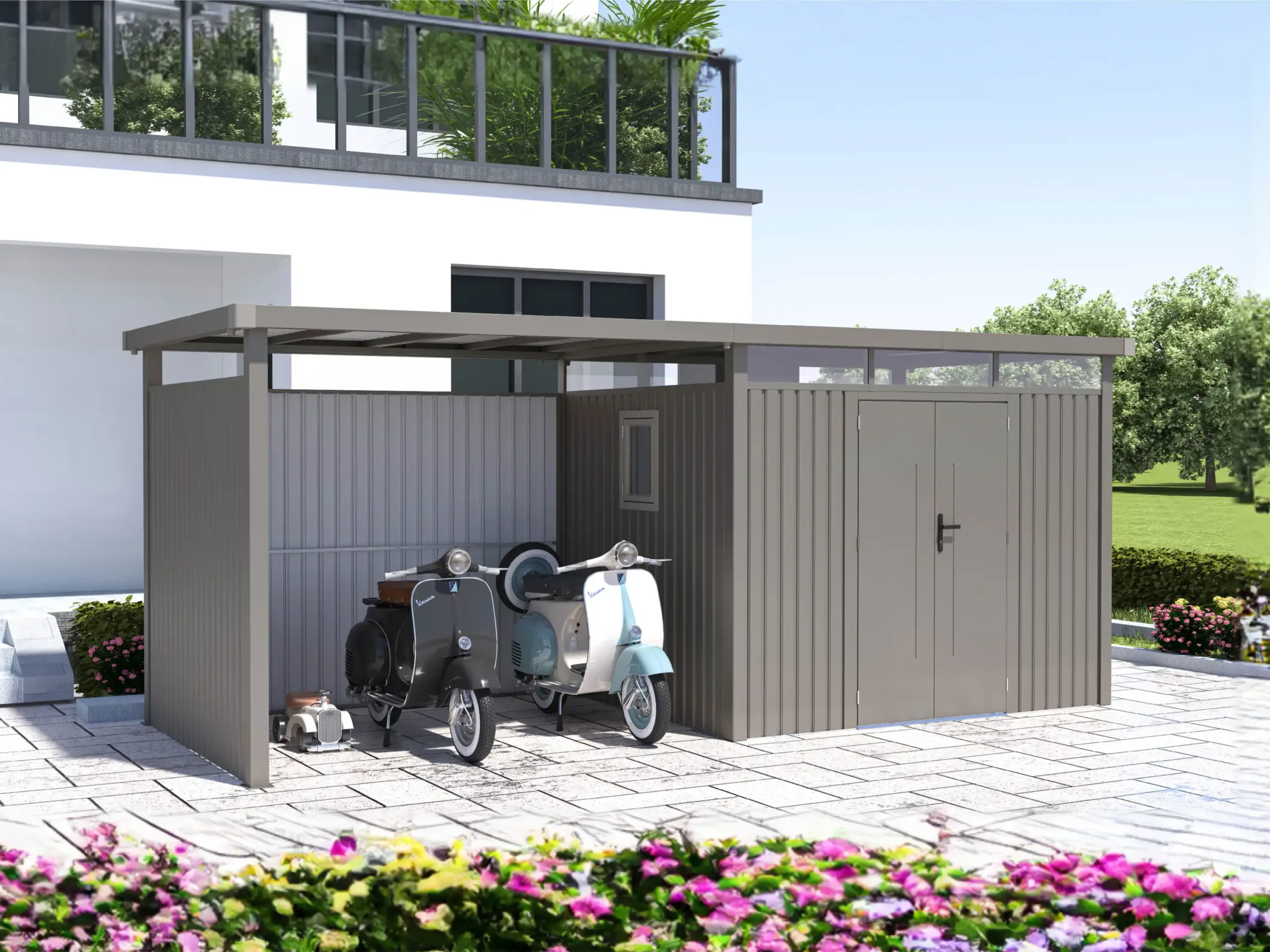 Rockford, metal, garden shed, canopy, storage, Lagos